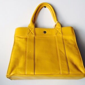 NEW Pallie Bags Soft Yellow Leather Satchel